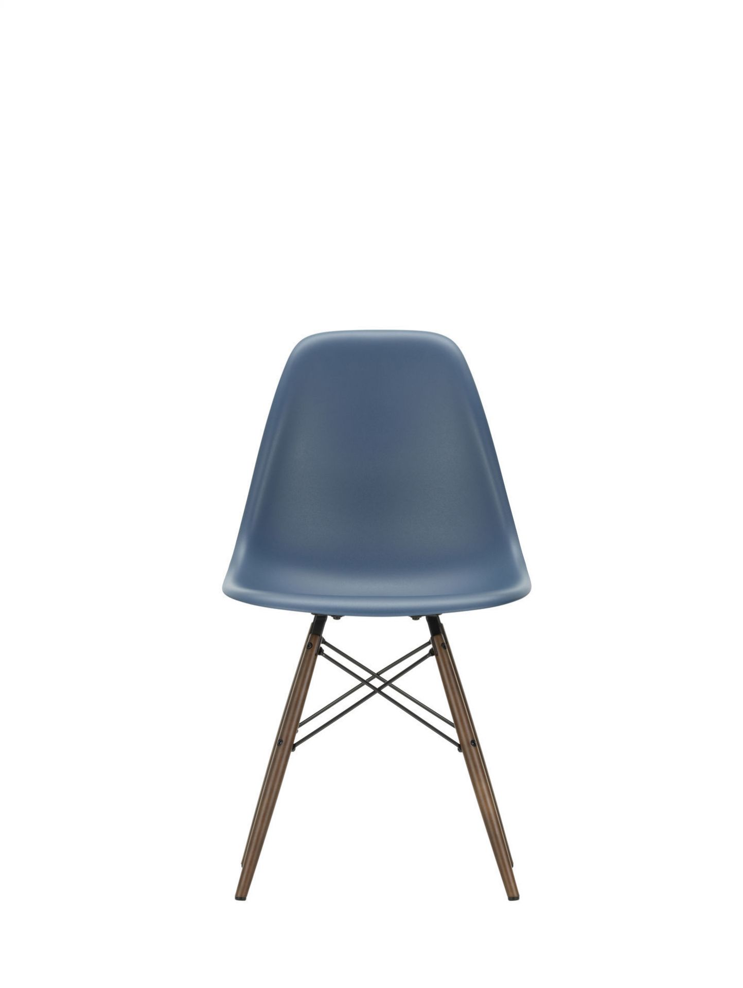 Eames Plastic Side Chair DSW Stuhl Vitra Ahorn dunkel-Zartrosa