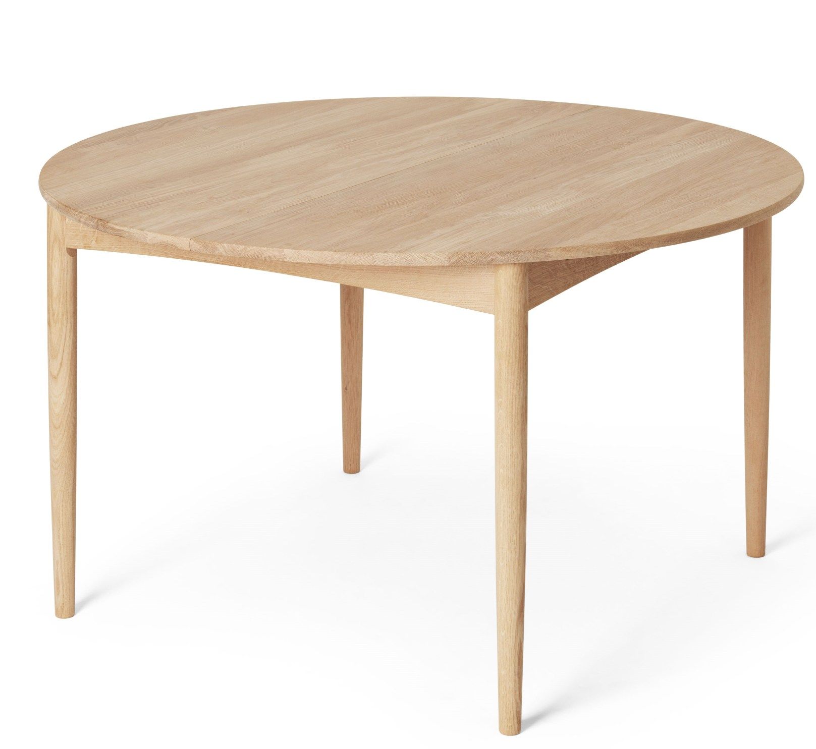 Runder BM0121 Borge Mogensen Esstisch von Carl Hansen & Søn aus hellem Eichenholz.