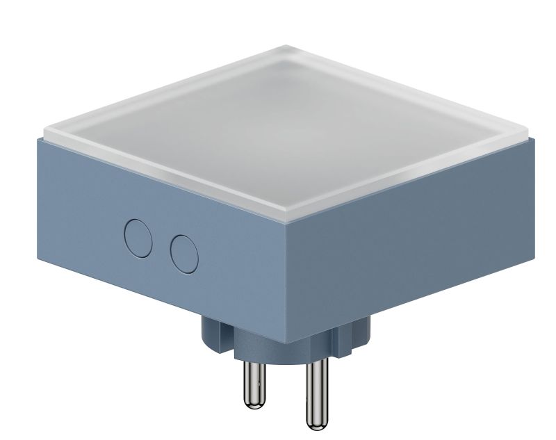 Lamp 1 LED Socket Light Licht dfp Design Shark blau