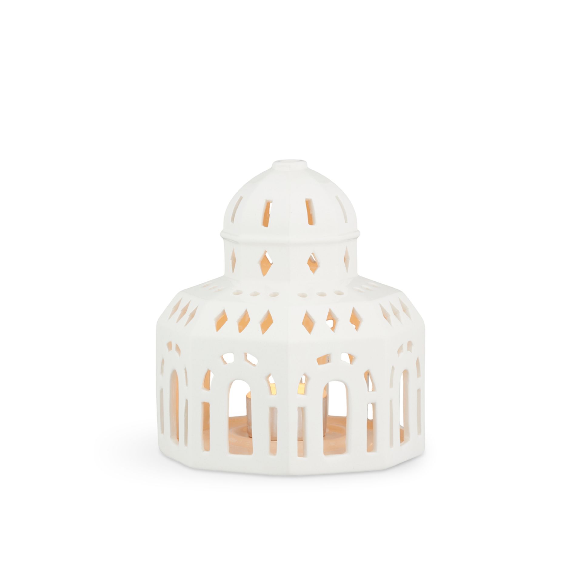 Urbania Lichthaus Glassalen H 14,5 cm Kähler EINZELSTÜCK