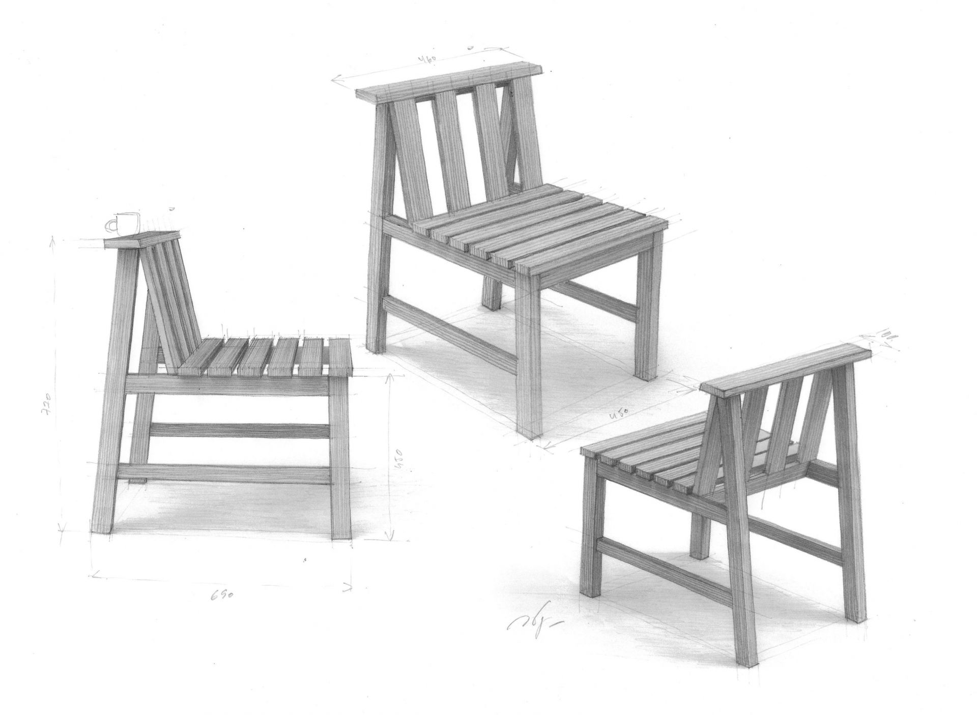 Cadence Stuhl Teak Outdoor Skagerak by Fritz Hansen