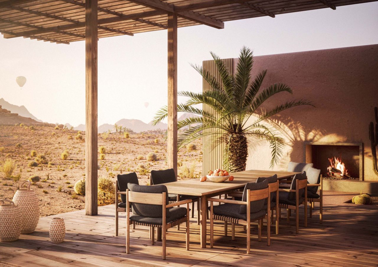 Tibbo Armlehnstuhl inkl. Polster Dedon