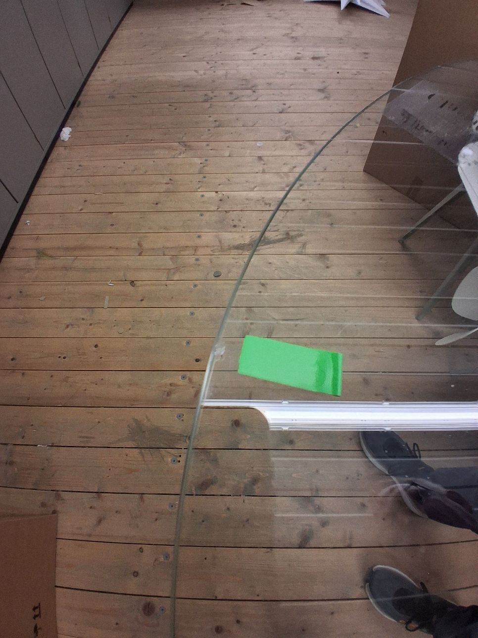 Adjustable Ersatzglasplatte KRISTALLGLAS für Beistelltisch ClassiCon MÄNGELEXEMPLAR