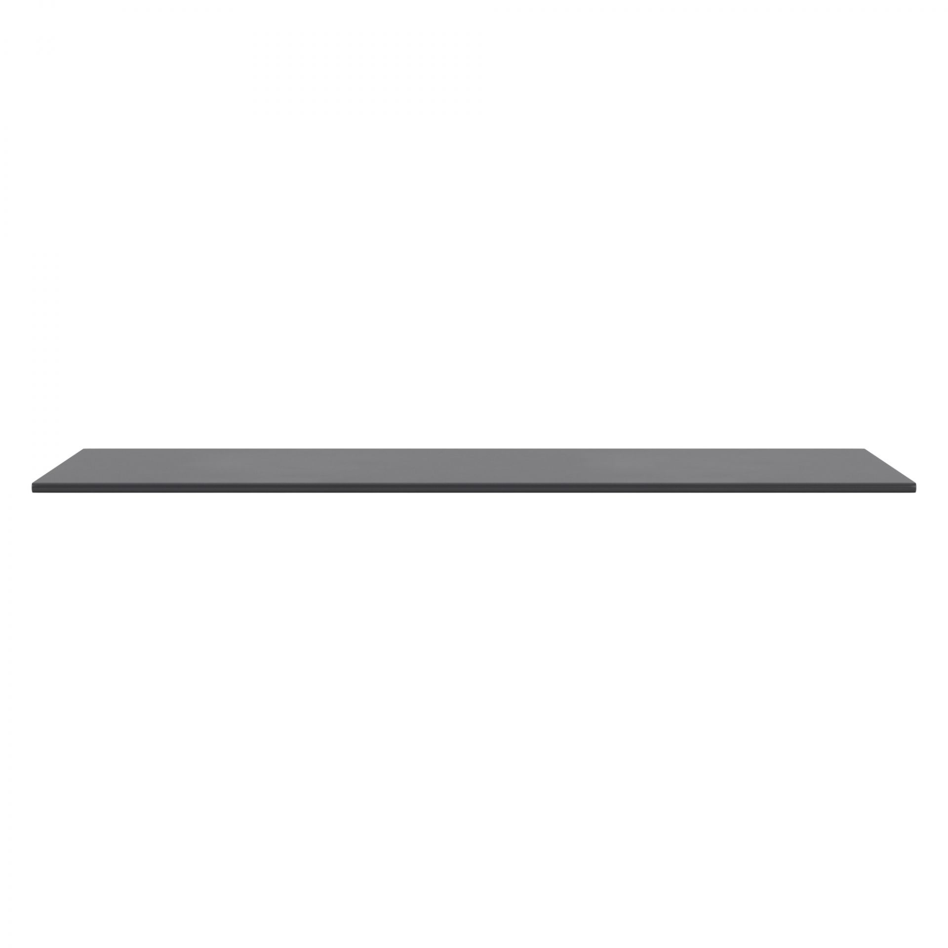 Anthrazitfarbene Montana Abdeckplatte, groß, für Möbel und Regale. Moderne, minimalistische Optik.
