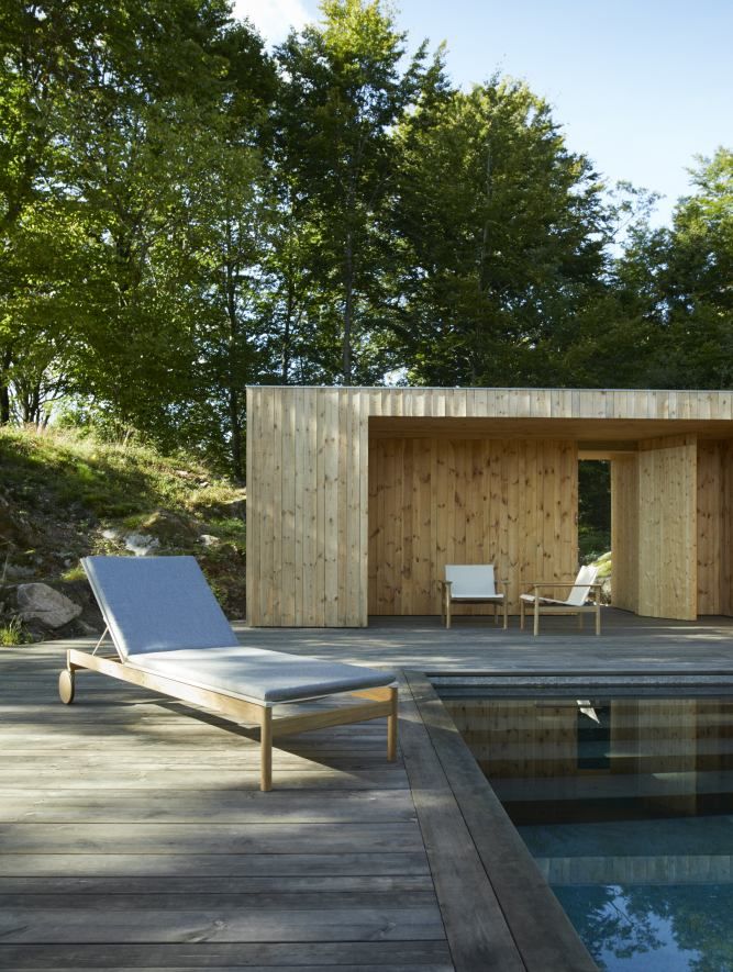 Pelagus Sunbed Sonnenliege Outdoor Skagerak by Fritz Hansen