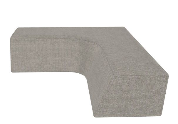 Graues Trio Eckrücken Sofa Element von Cor, modernes modulares Ecksofa für Wohnzimmer und Loungemöbel.