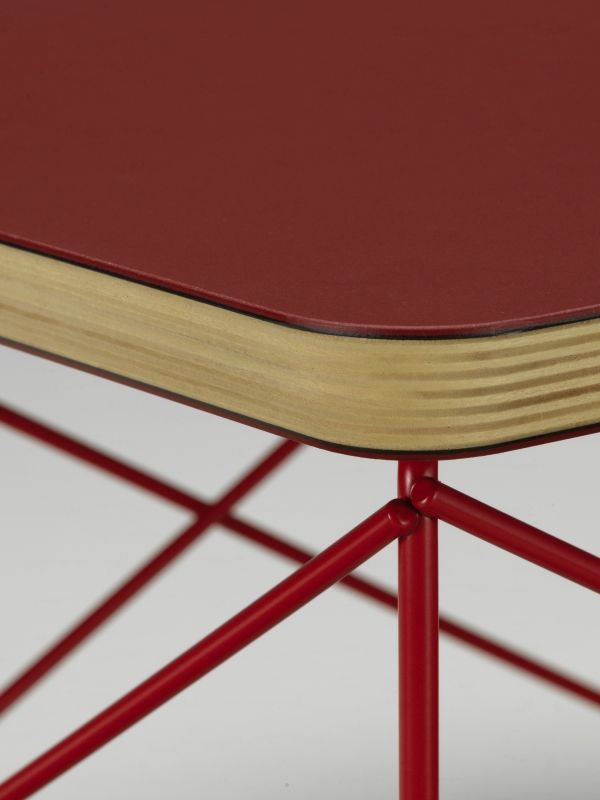 Occasional Table LTR Beistelltisch Linoleum Dark brick Vitra 