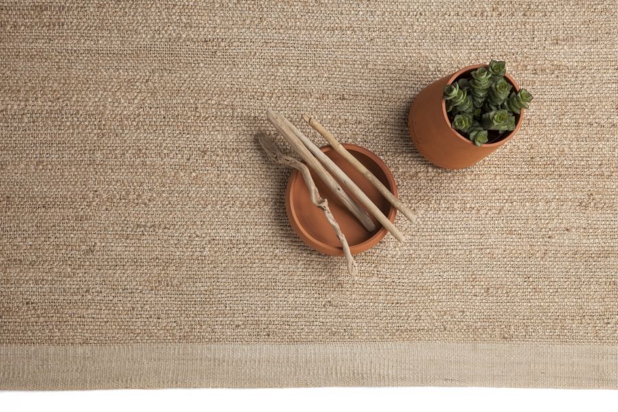 Herb Teppich braun 250x350cm Nanimarquina