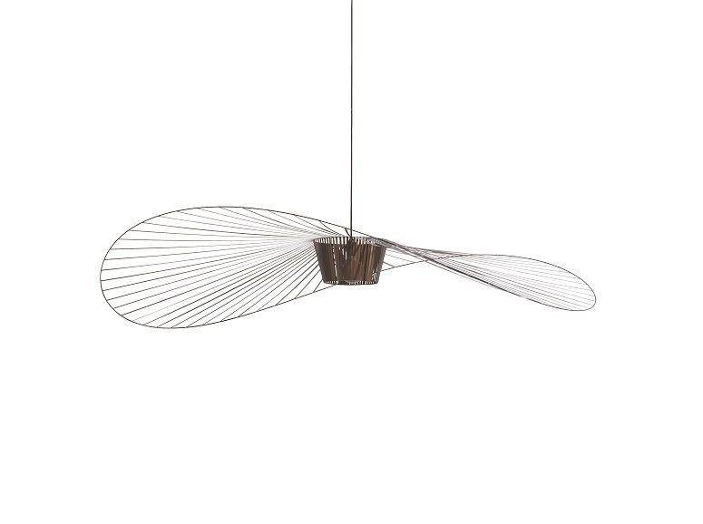 Vertigo Pendelleuchte Groß Bronze von Petite Friture, moderne Hängelampe mit filigranem Design.