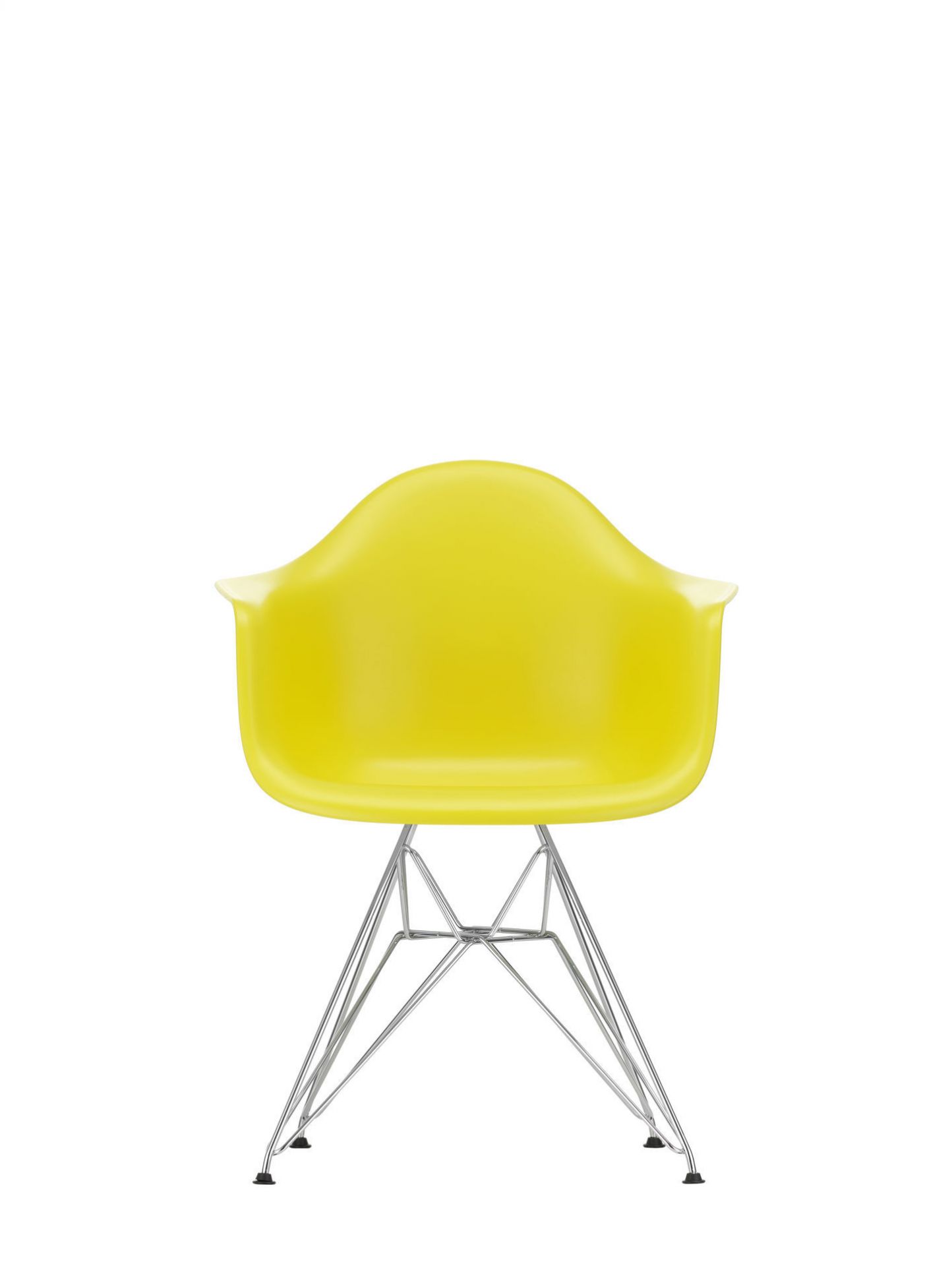 Eames Plastic Arm Chair DAR Stuhl Schwarz - Eisgrau Vitra