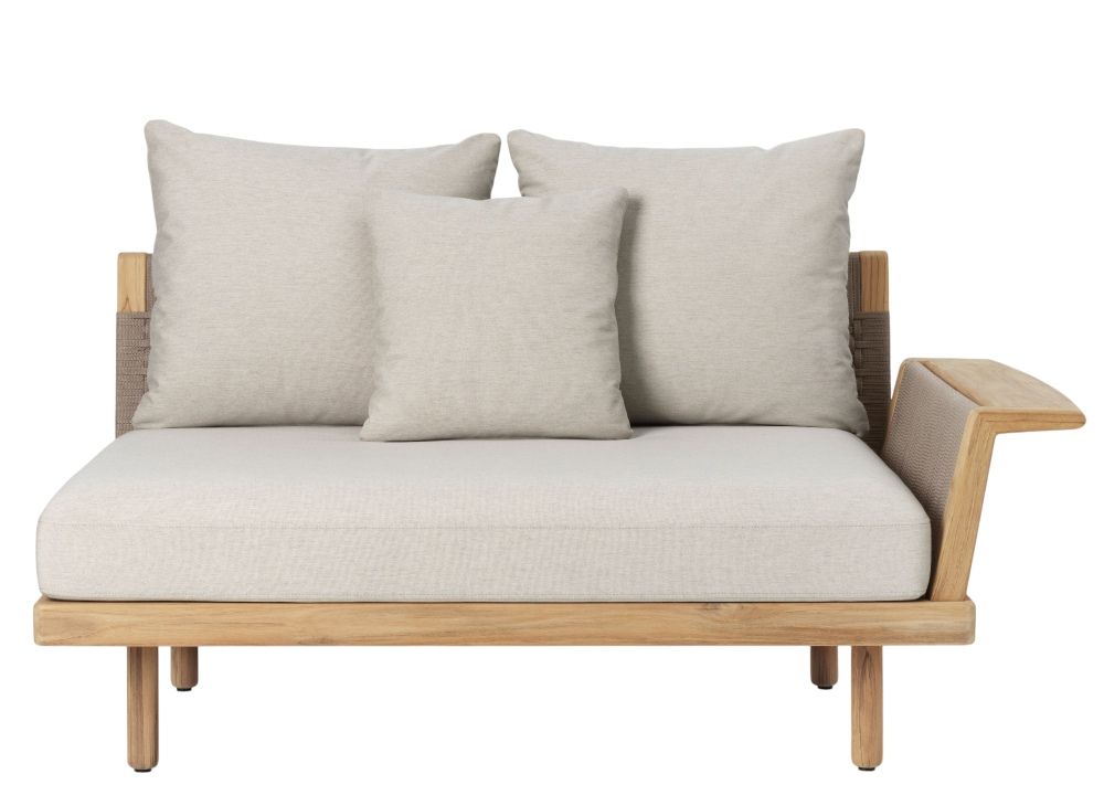 E510 Embrace Sofa Modul von Carl Hansen & Søn für den Outdoor-Bereich mit Armlehne.