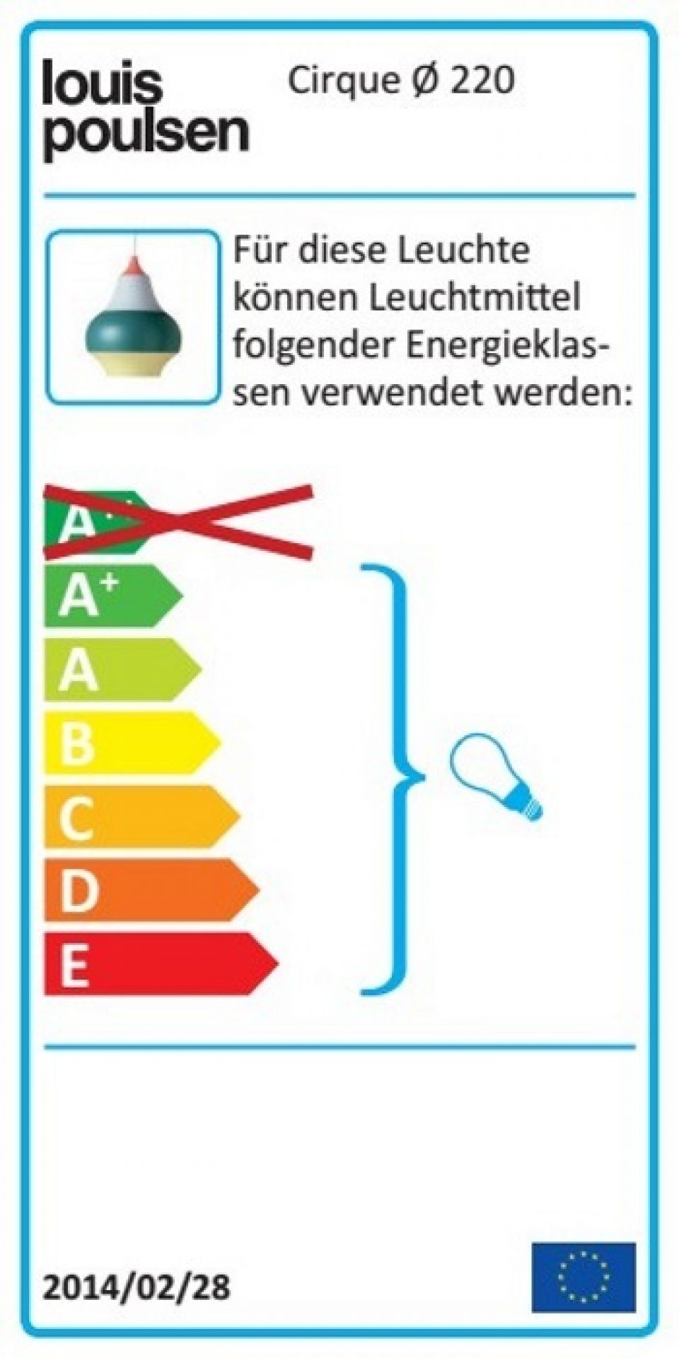 Cirque Pendelleuchte Louis Poulsen