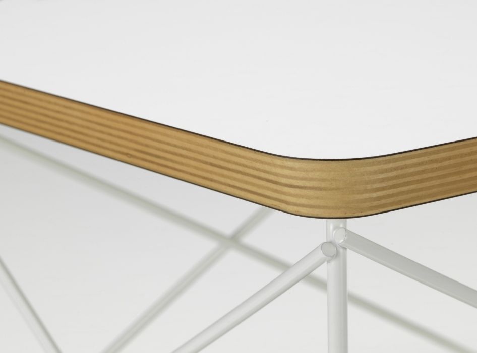 Occasional Table LTR Beistelltisch HPL Weiss Vitra Stahldraht weiß pulverbeschichtet