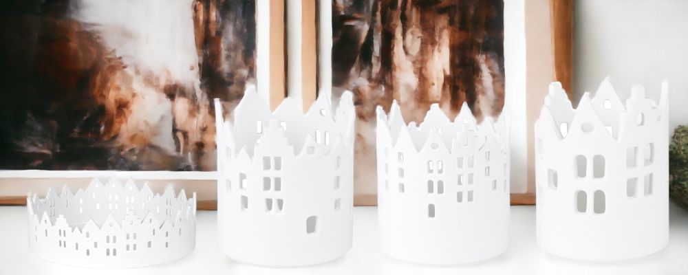 Zuhause Lichthaus Sortiment 4-er Set Stadtlichter Räder 