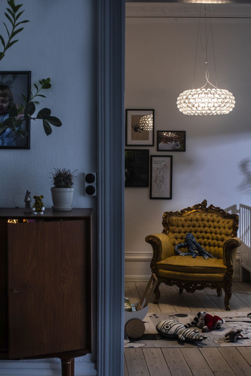 Caboche Media Pendelleuchte R7s - Transparent Foscarini