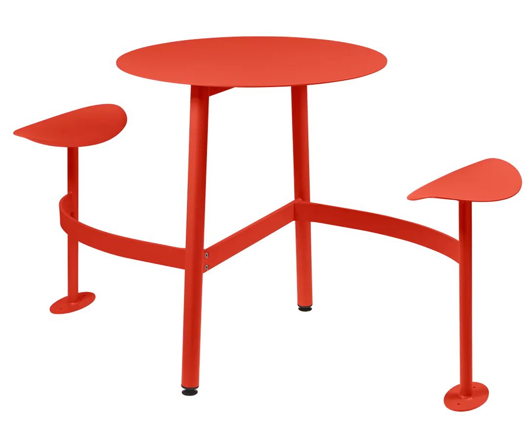 Bolder 2-Sitzer-Tisch mit Sitzflächen Outdoor Fermob