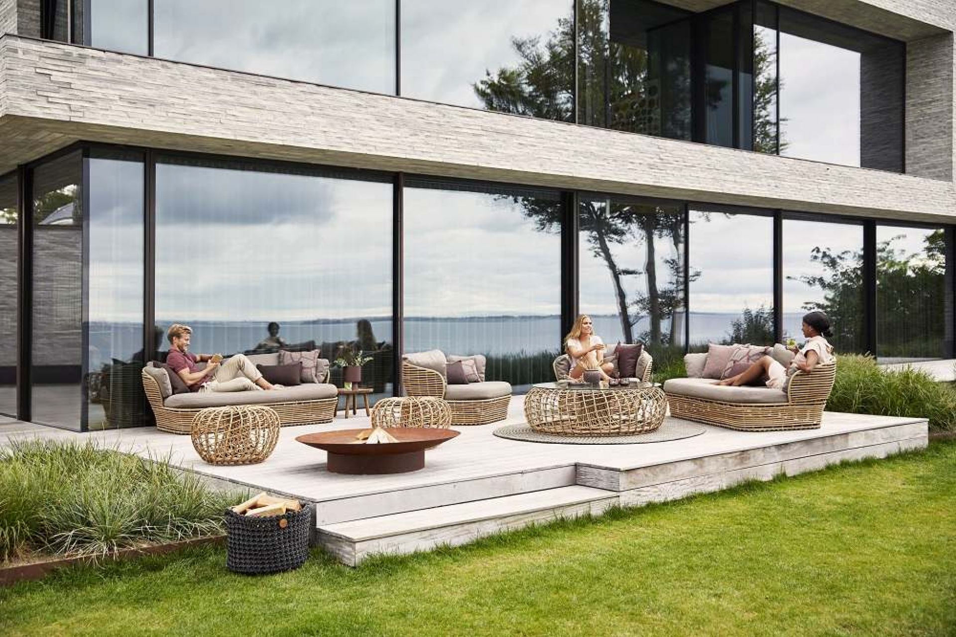 Basket Outdoor 2-Sitzer Sofa Cane-Line