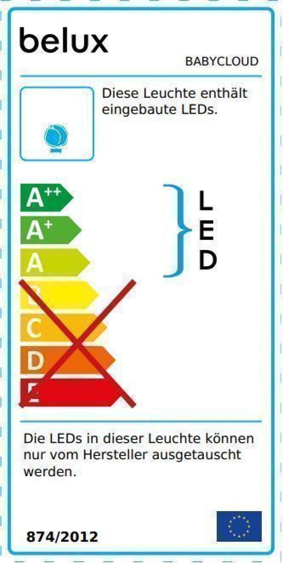 Babycloud Tischleuchte Belux