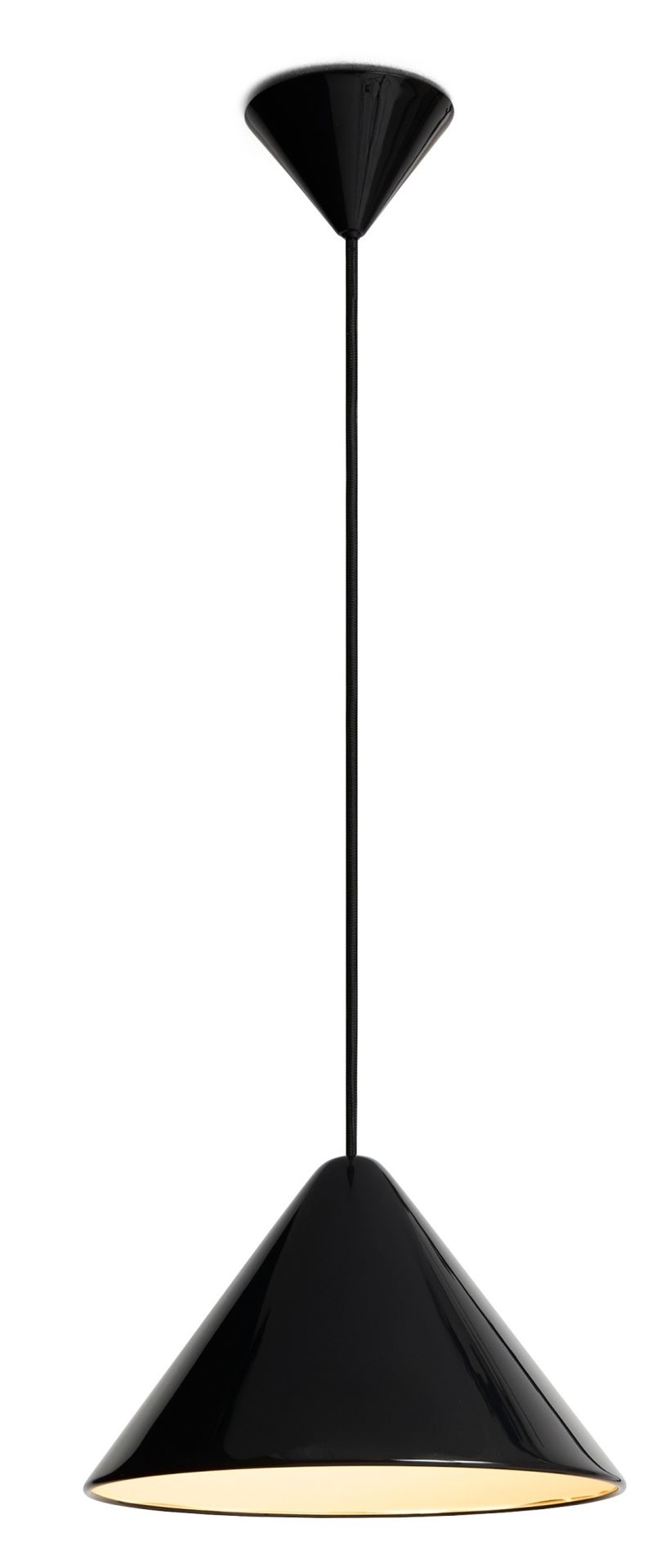 Compass Pendant 260 Pendelleuchte Aluminium Soft black Hay