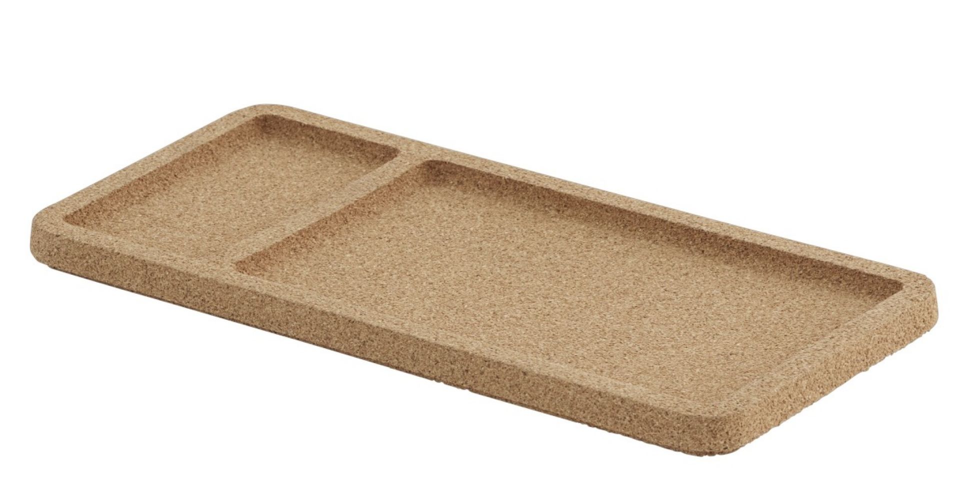 Muuto Arrange Desktop Organizer Konfiguration 1 aus Kork zur Schreibtischorganisation und Aufbewahrung.