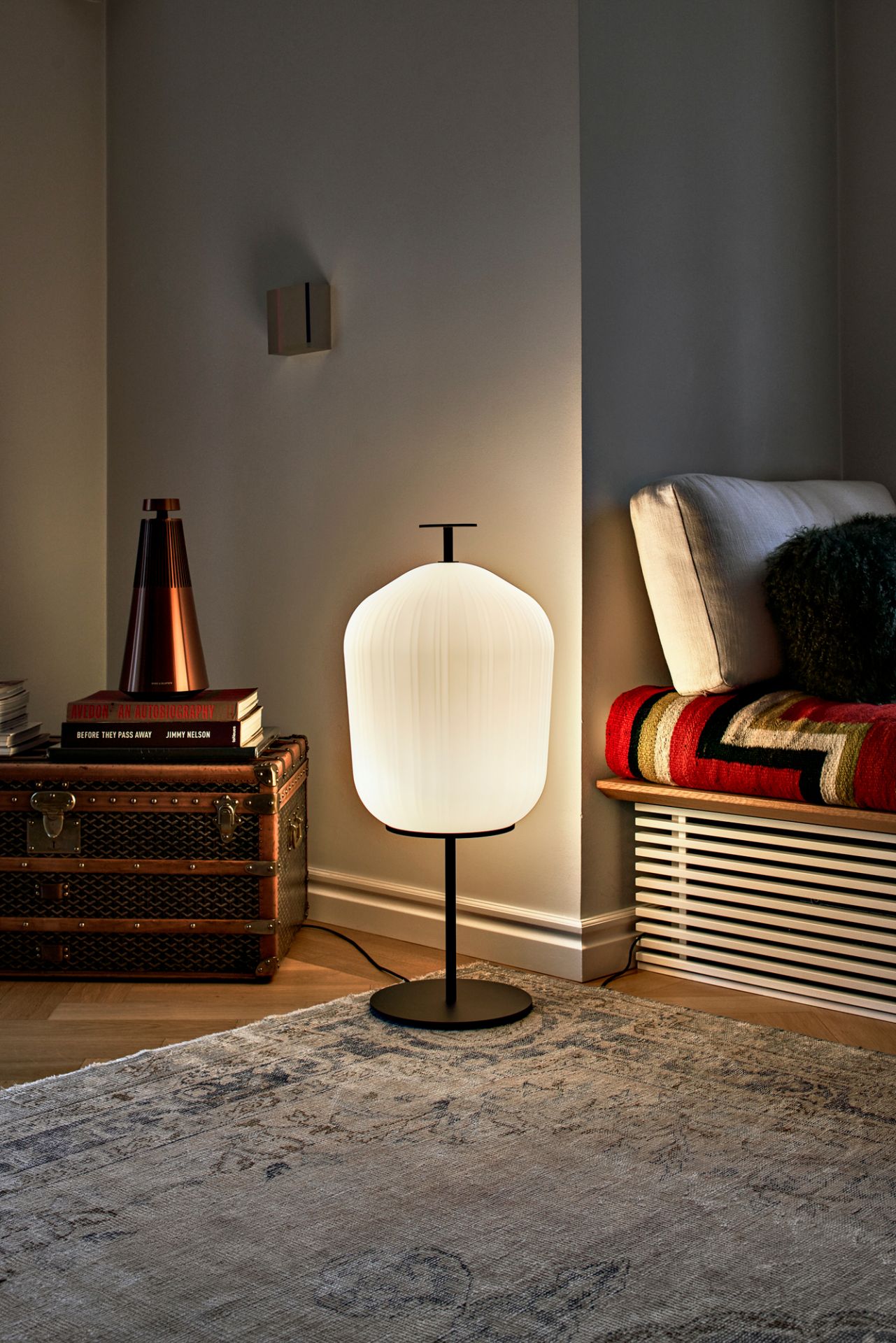 Plissée Floor Lamp Stehleuchte ClassiCon Bronze