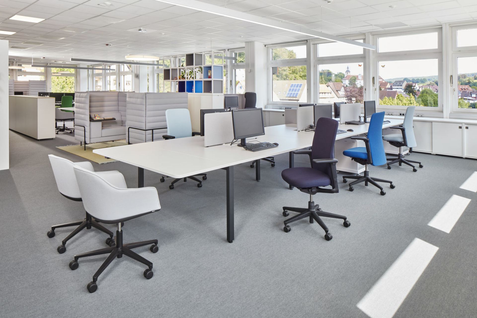 Softshell Chair Fünfsternfuss Drehstuhl Vitra