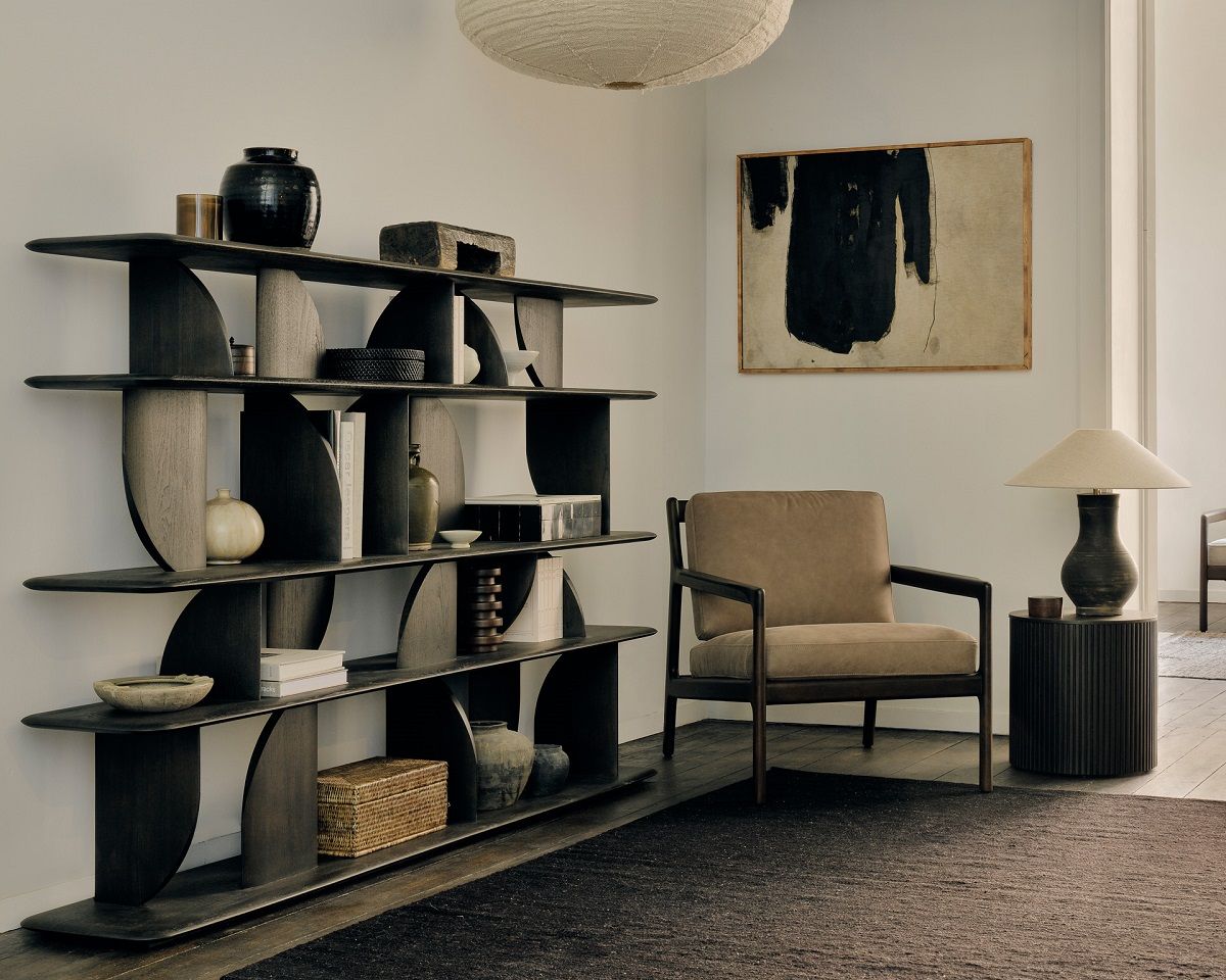 Geometric Regal Teak lackiert Ethnicraft