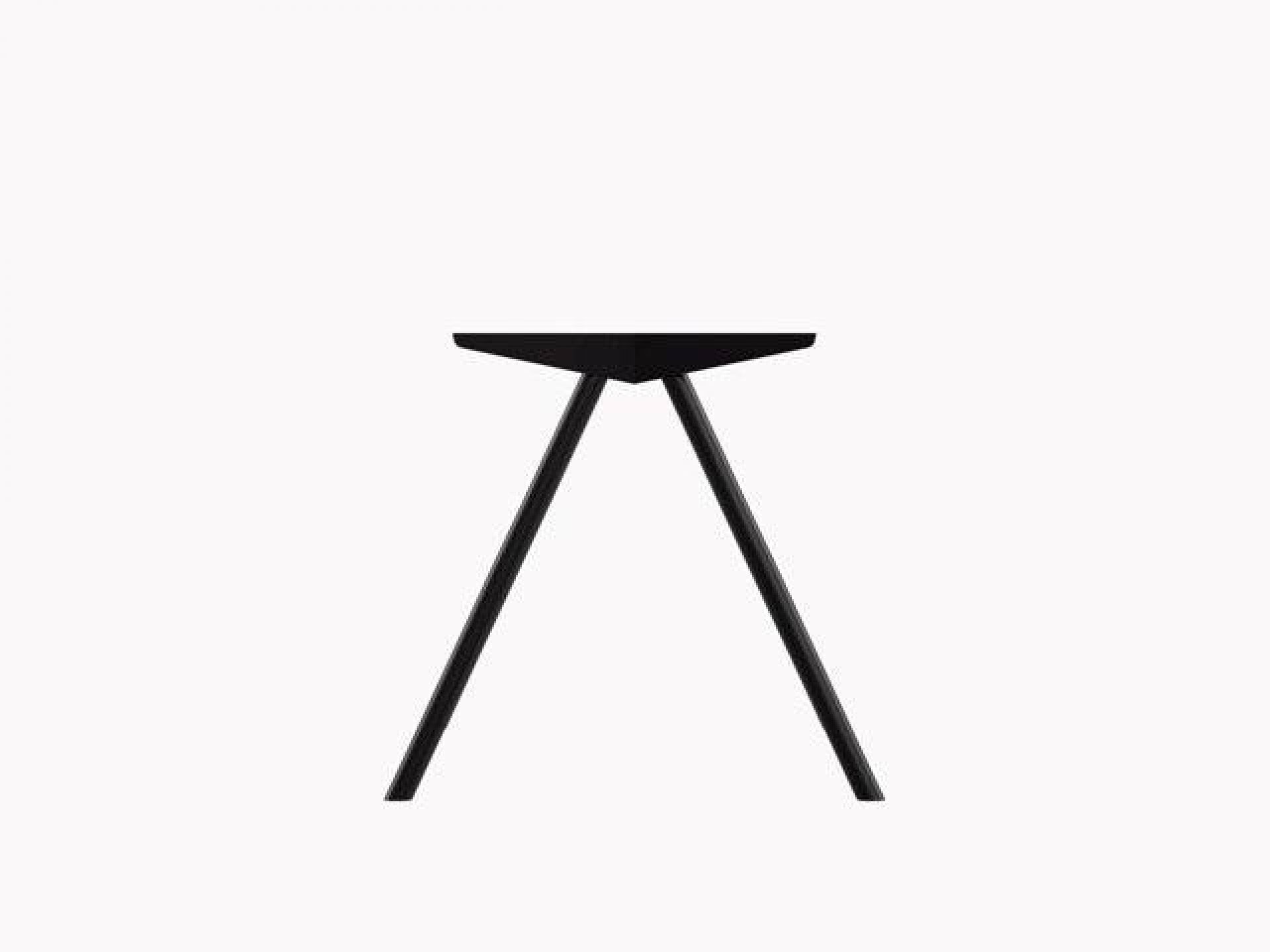 Schwarzes Masa Tischgestell von New Tendency aus Stahl, minimalistisches Design für moderne Tische.