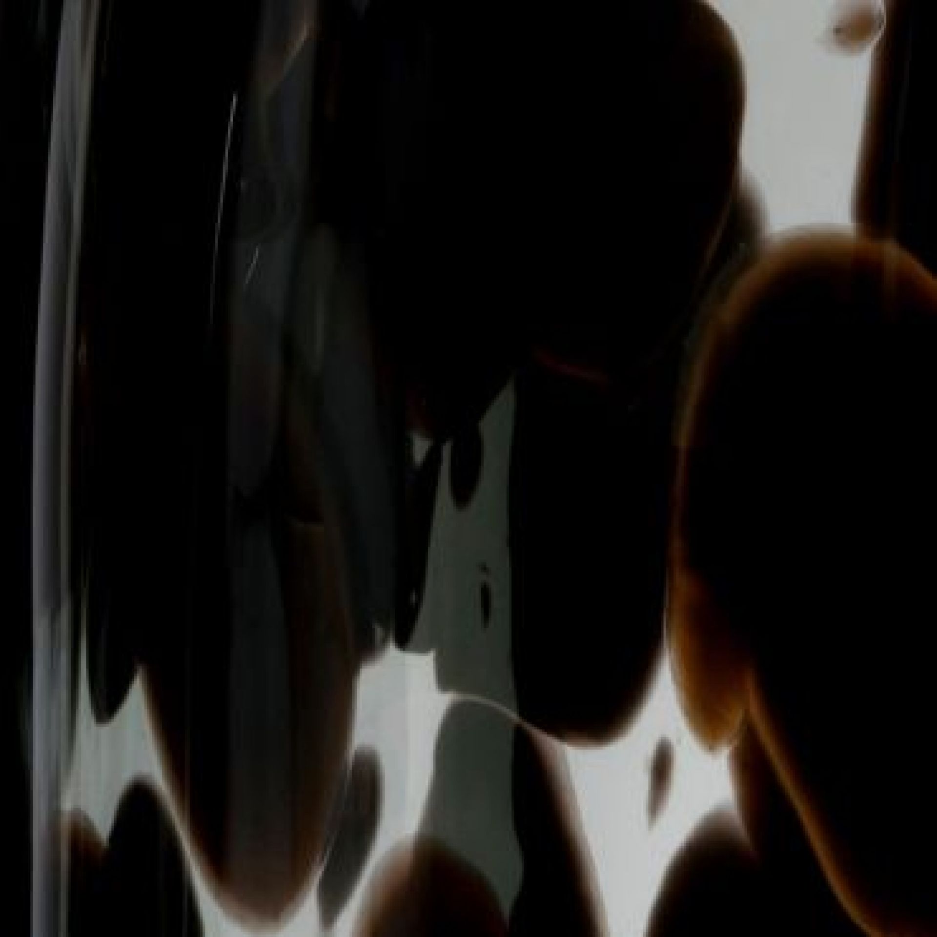 Detailaufnahme der Flakes Tischleuchte Favius in Rauchgrau und Schwarz, modernes Design für Wohnzimmer und Schlafzimmer.