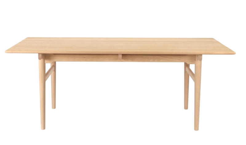 CH327 Tisch von Carl Hansen & Søn, Esstisch aus hellem Holz, 190 cm Länge.