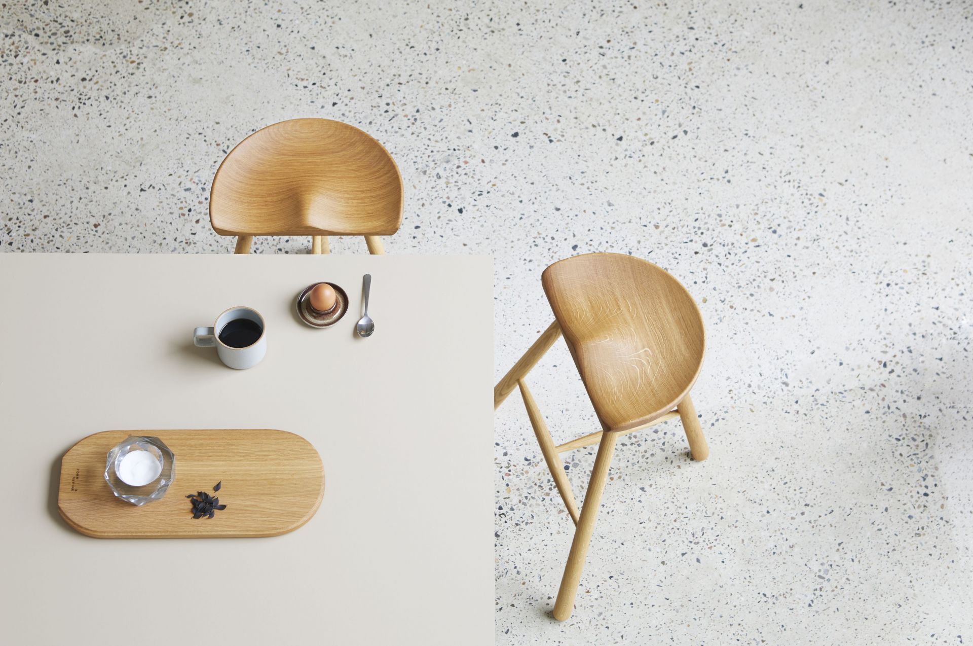 Shoemaker Chair No. 68 aus geölter Eiche von Form & Refine, skandinavisches Design.