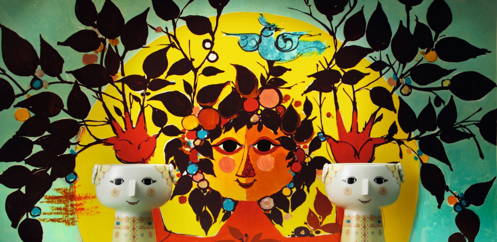 Vase Eva gelb 15,0 cm Bjorn Wiinblad