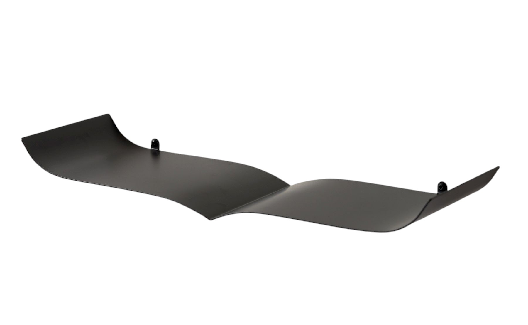 Schwarzes Nori Wandregal von Opinion Ciatti in geschwungener Form, moderne Wanddekoration.