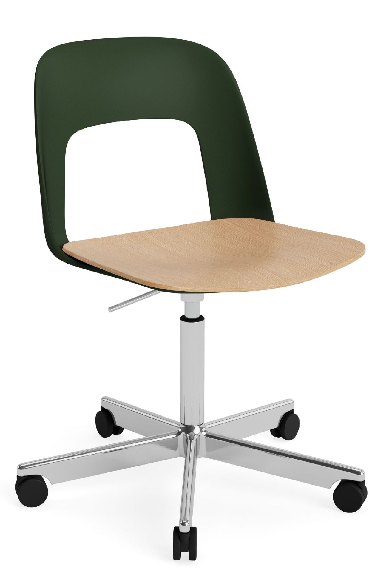 Layout Side Chair 142 5-Stern Drehfuß Stuhl Hay