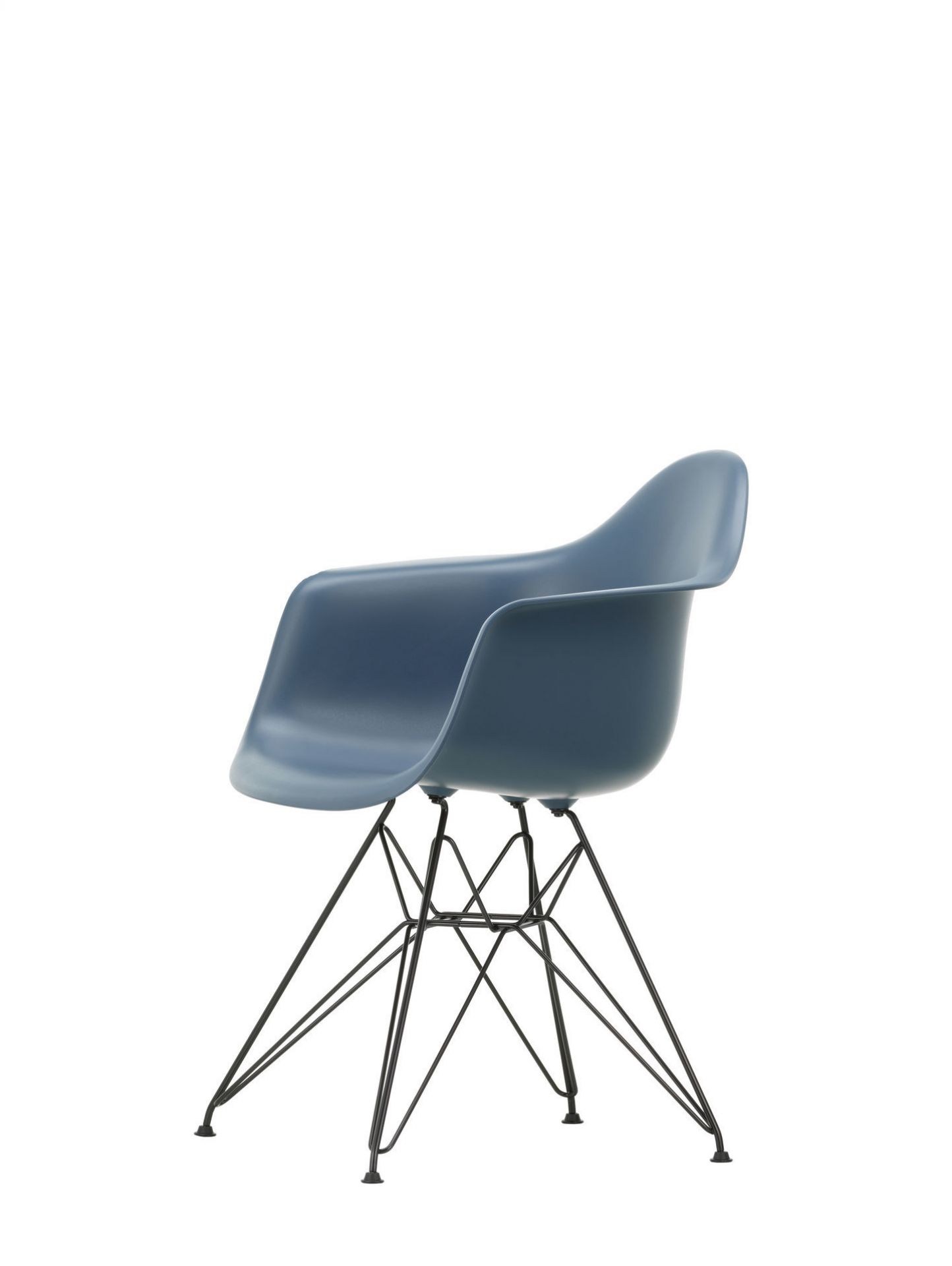 Eames Plastic Arm Chair DAR Stuhl Vitra Verchromt - Kieselstein