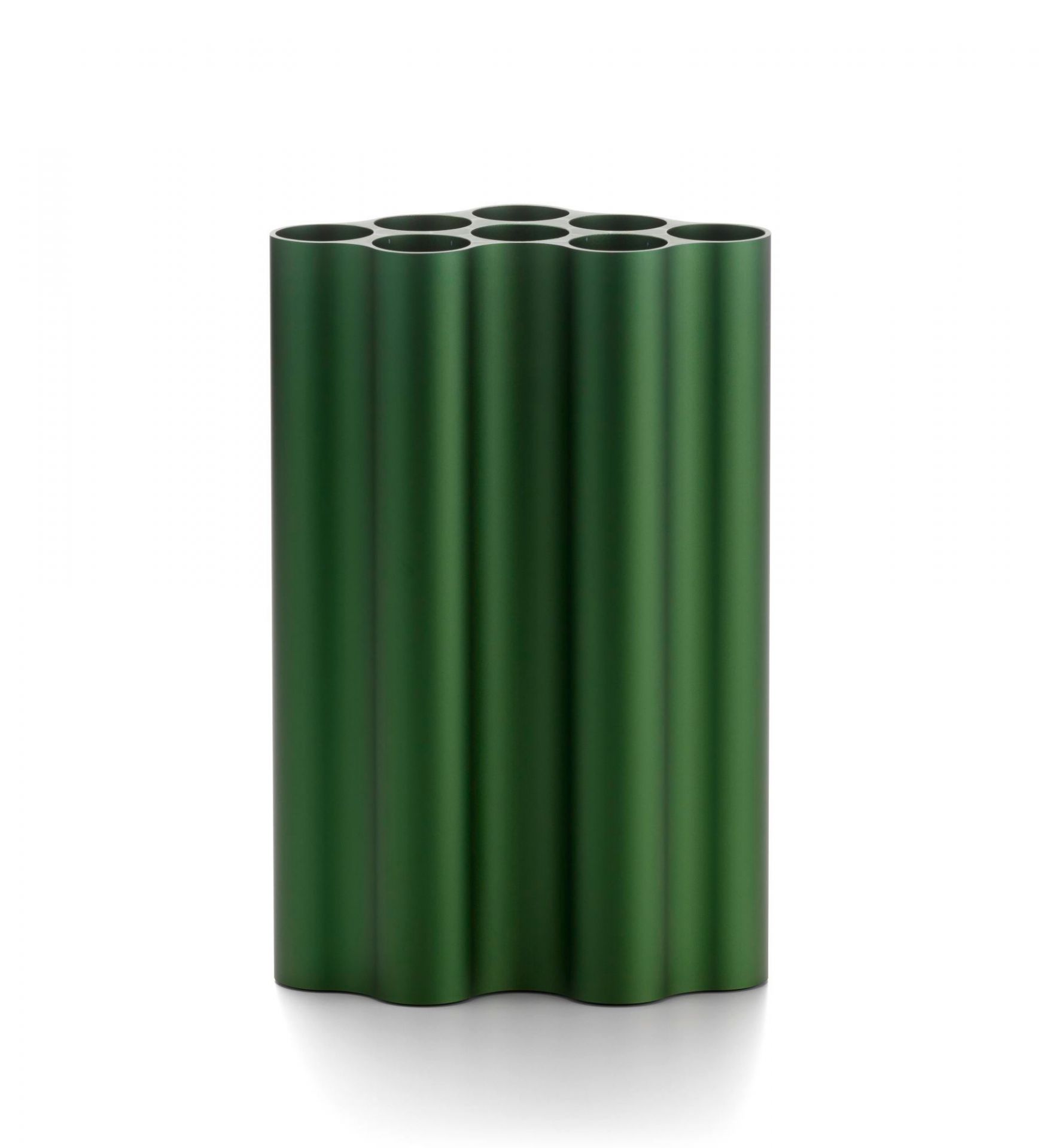 Grüne Nuage Vase von Vitra, Designobjekt für Blumen und Dekoration im modernen Wohnraum.
