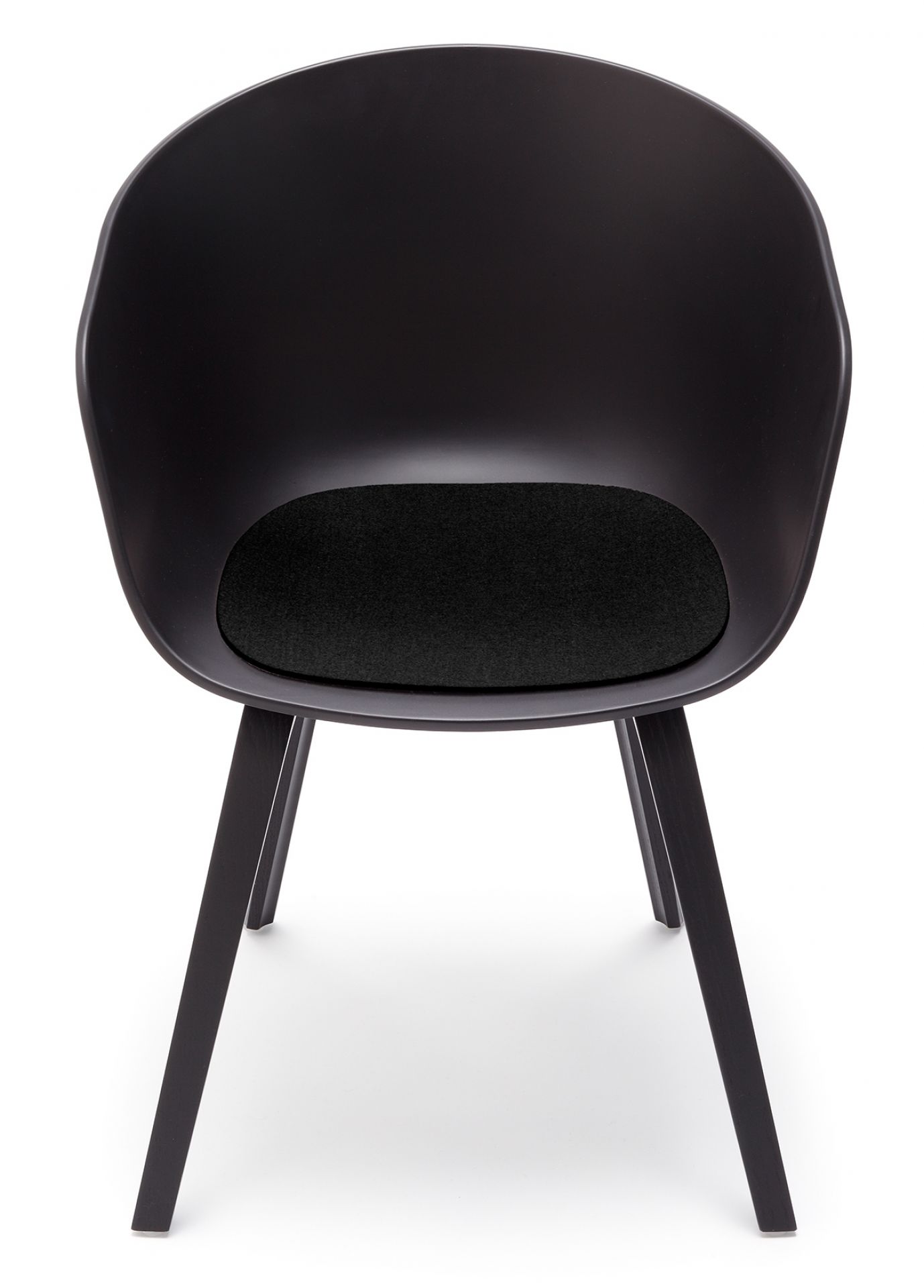 Sitzauflage - Filzauflage About A Chair AAC22 / AAC 22 SCHWARZ HEY - SIGN by BWF Group EINZELSTÜCK 