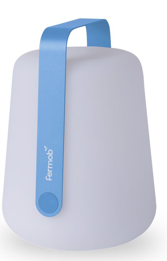 Balad 2 Tischleuchte H 25 cm Fermob Maya blau