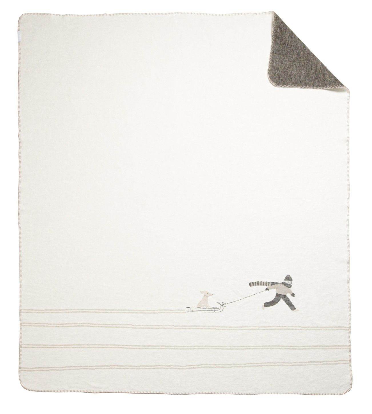 Decke Hundeschlitten Räder 