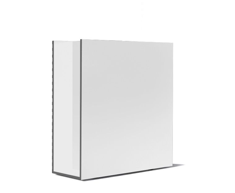 Sotomon Conmoto Pflanzgefäß, weiß, rechteckig, für den Innen- und Außenbereich. Moderner Blumenkübel.