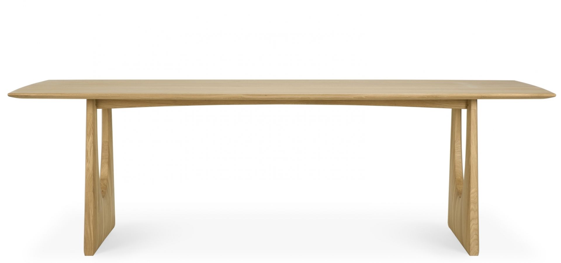 Ethnicraft Eiche Tisch Geometric, Esstisch aus Massivholz mit einzigartigem, modernem Design.