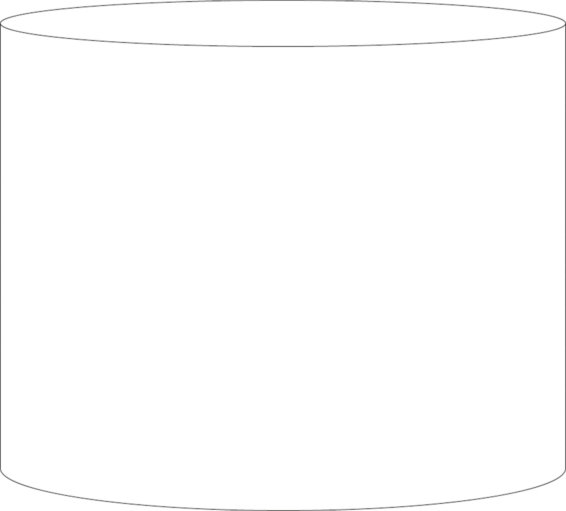 Bild eines runden, weißen Sitzpouf, ähnlich dem Rondo Pouf von Jan Kurtz.