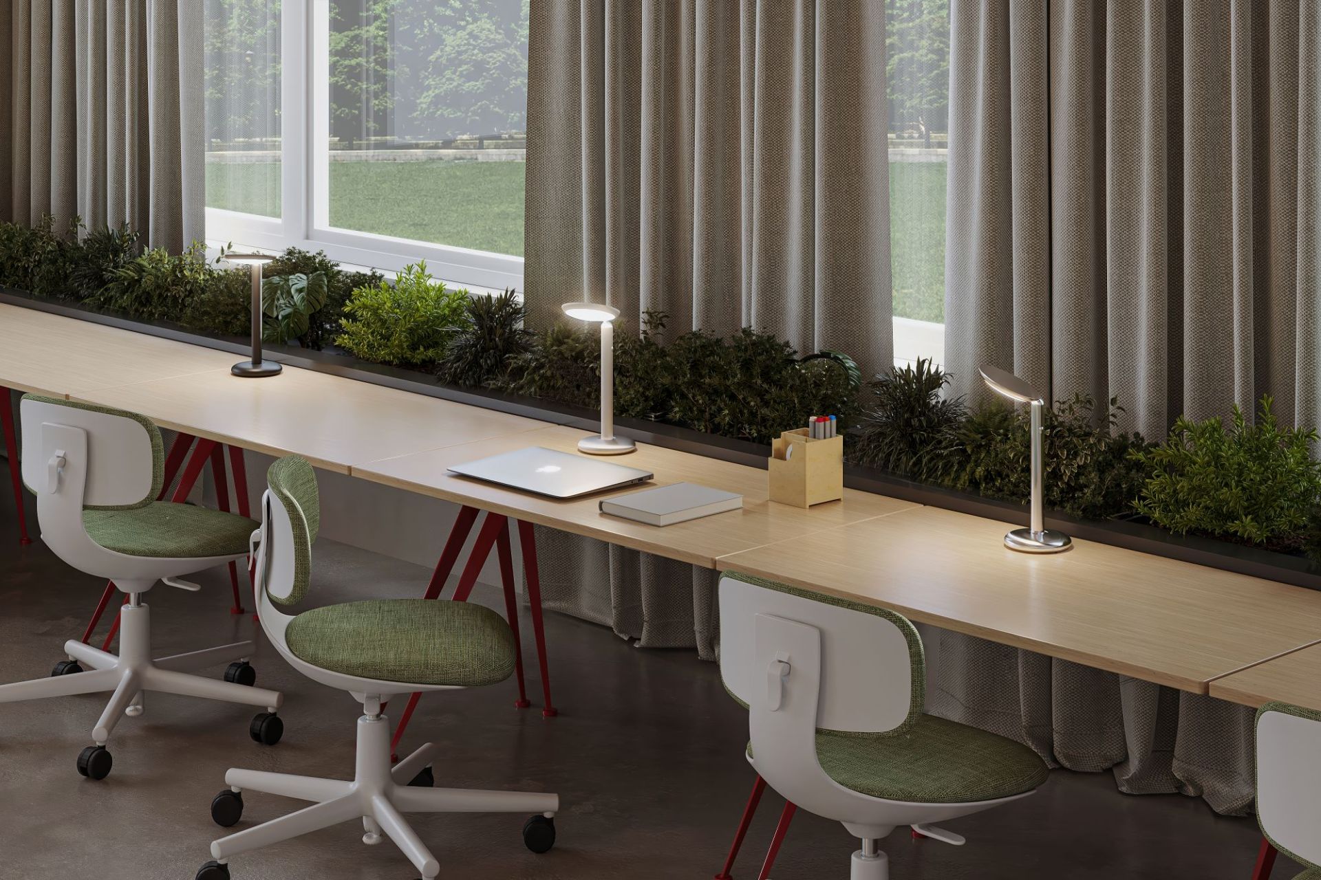 Parrot Table lamp Tischleuchte Grau