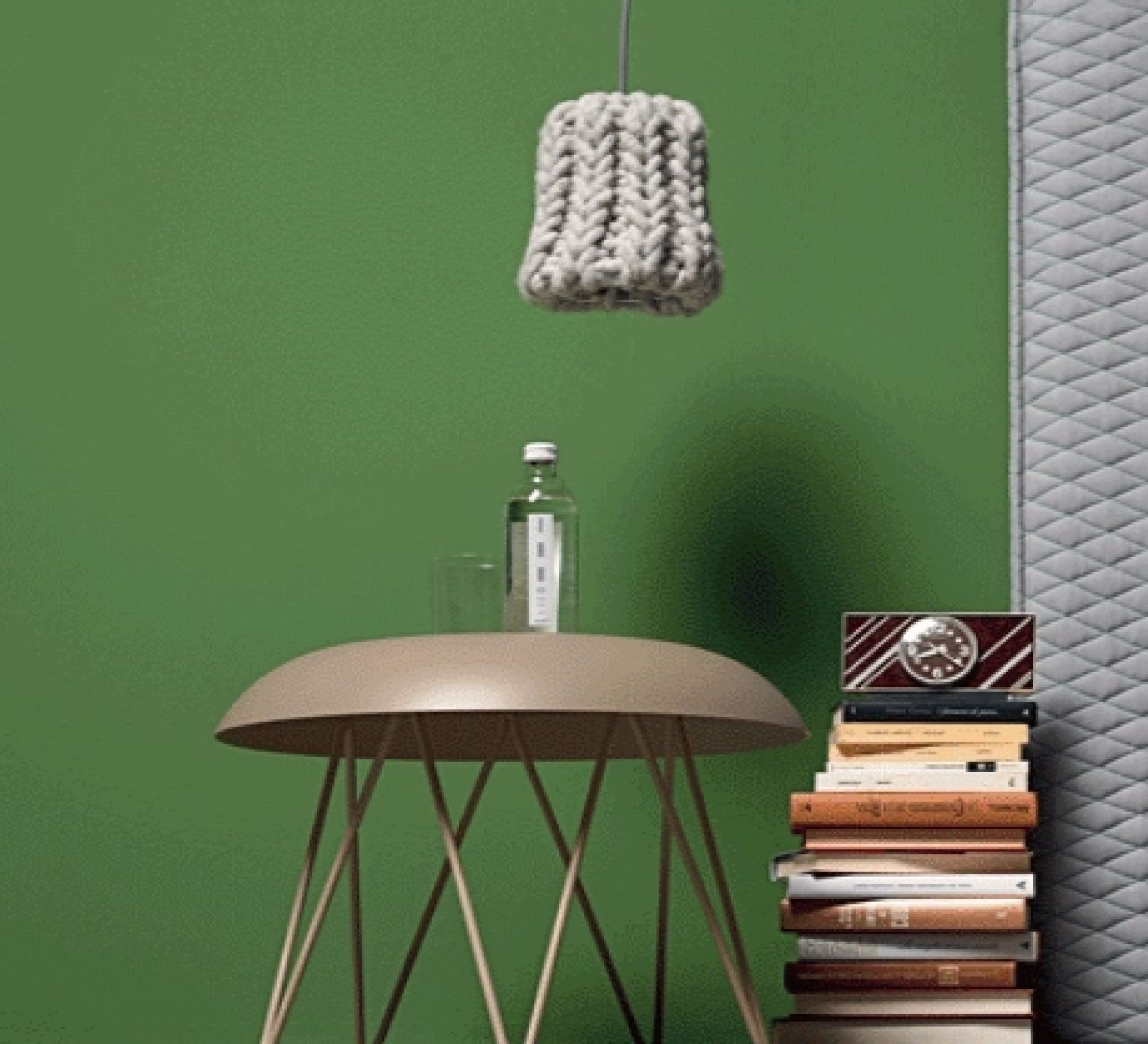 Weiße Granny Hängeleuchte von Casamania Horm, Strick-Design, moderne Pendelleuchte für Wohnzimmer und Esszimmer.