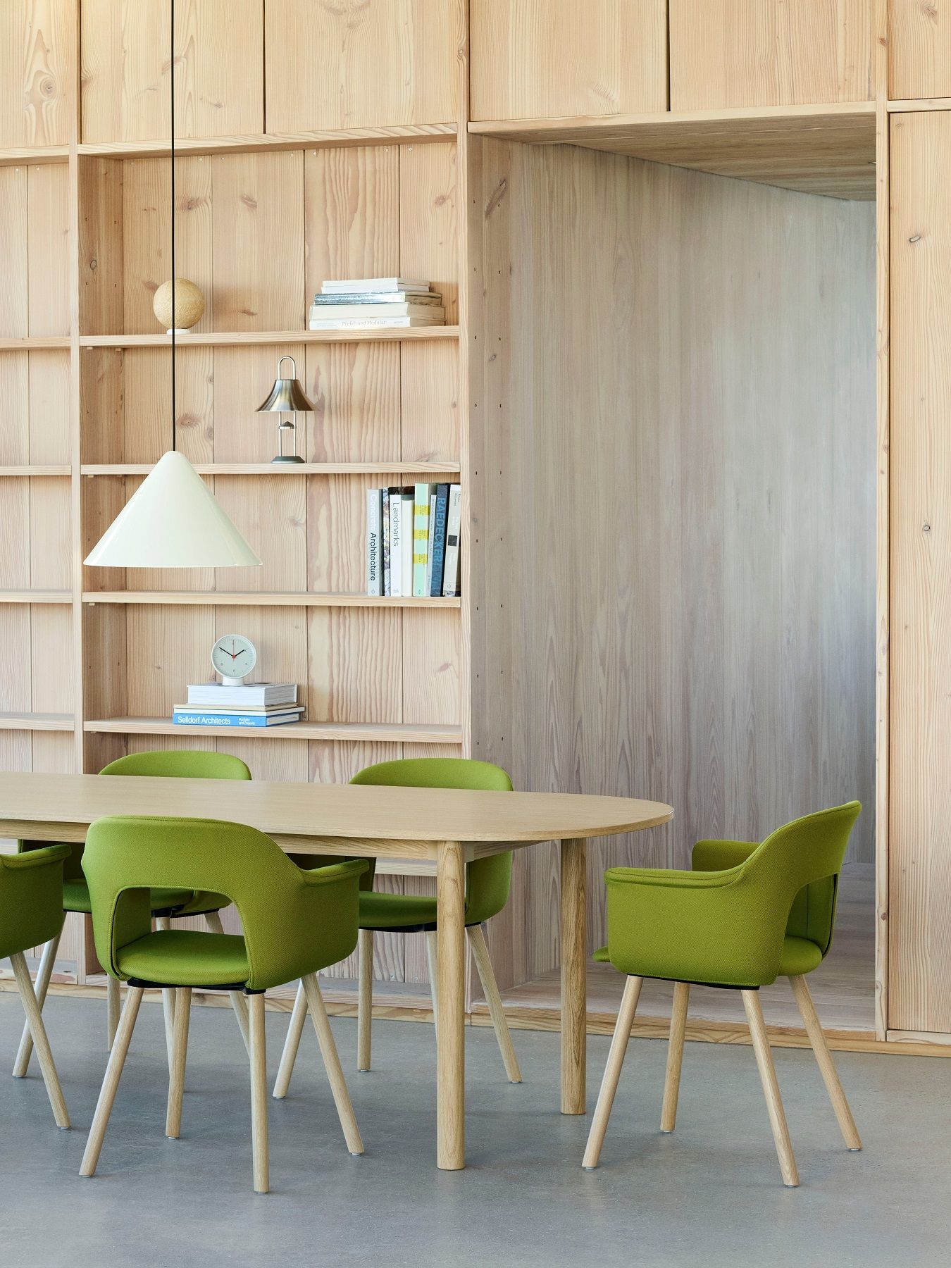 Compass Pendant 430 Pendelleuchte Aluminium brushed Hay