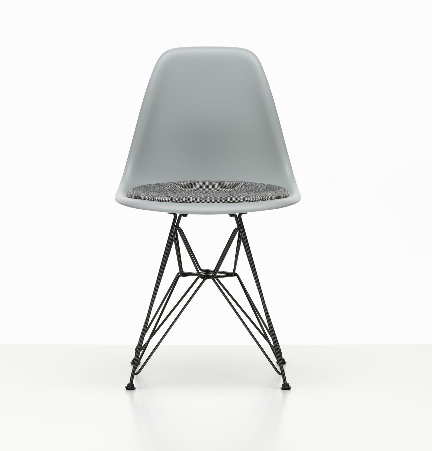 Eames Plastic Side Chair DSR Stuhl mit Sitzpolster Vitra