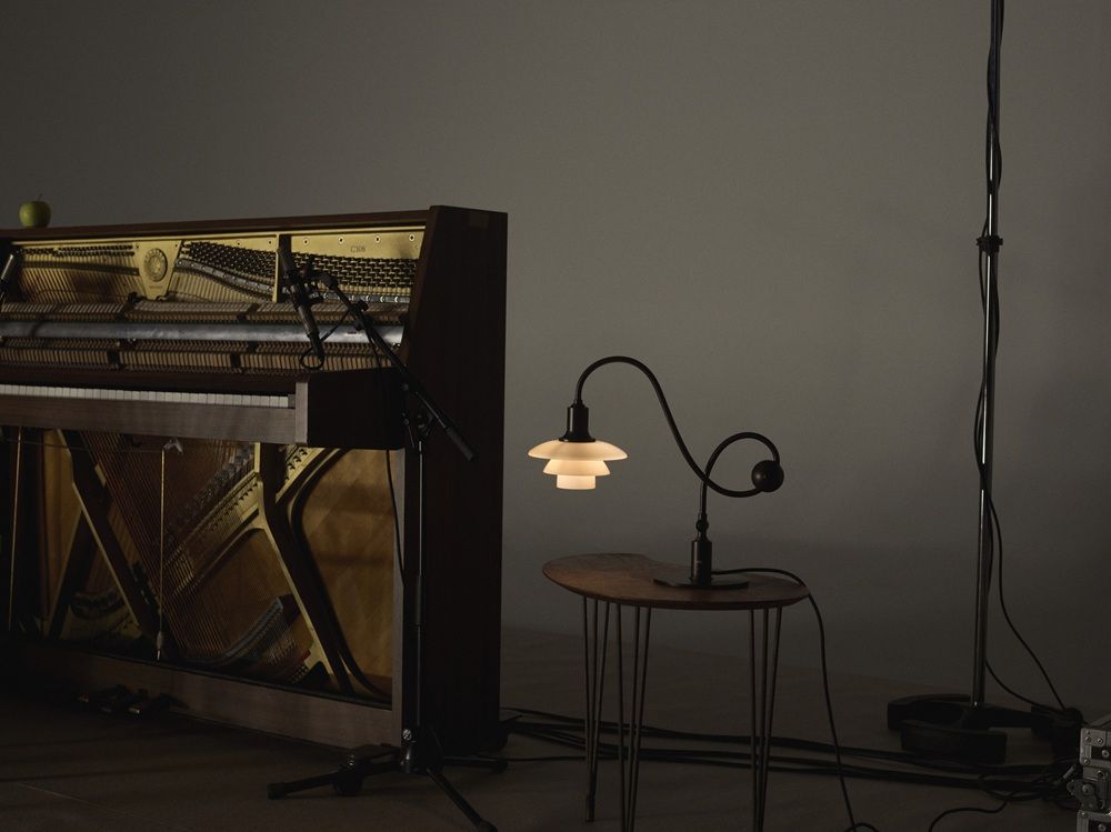 PH 1/1 Piano Tischleuchte Dusty Terracotta Louis Poulsen