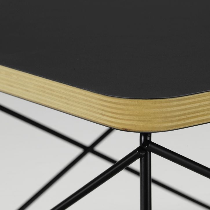 Occasional Table LTR Beistelltisch HPL Schwarz Vitra Stahldraht schwarz pulverbeschichtet