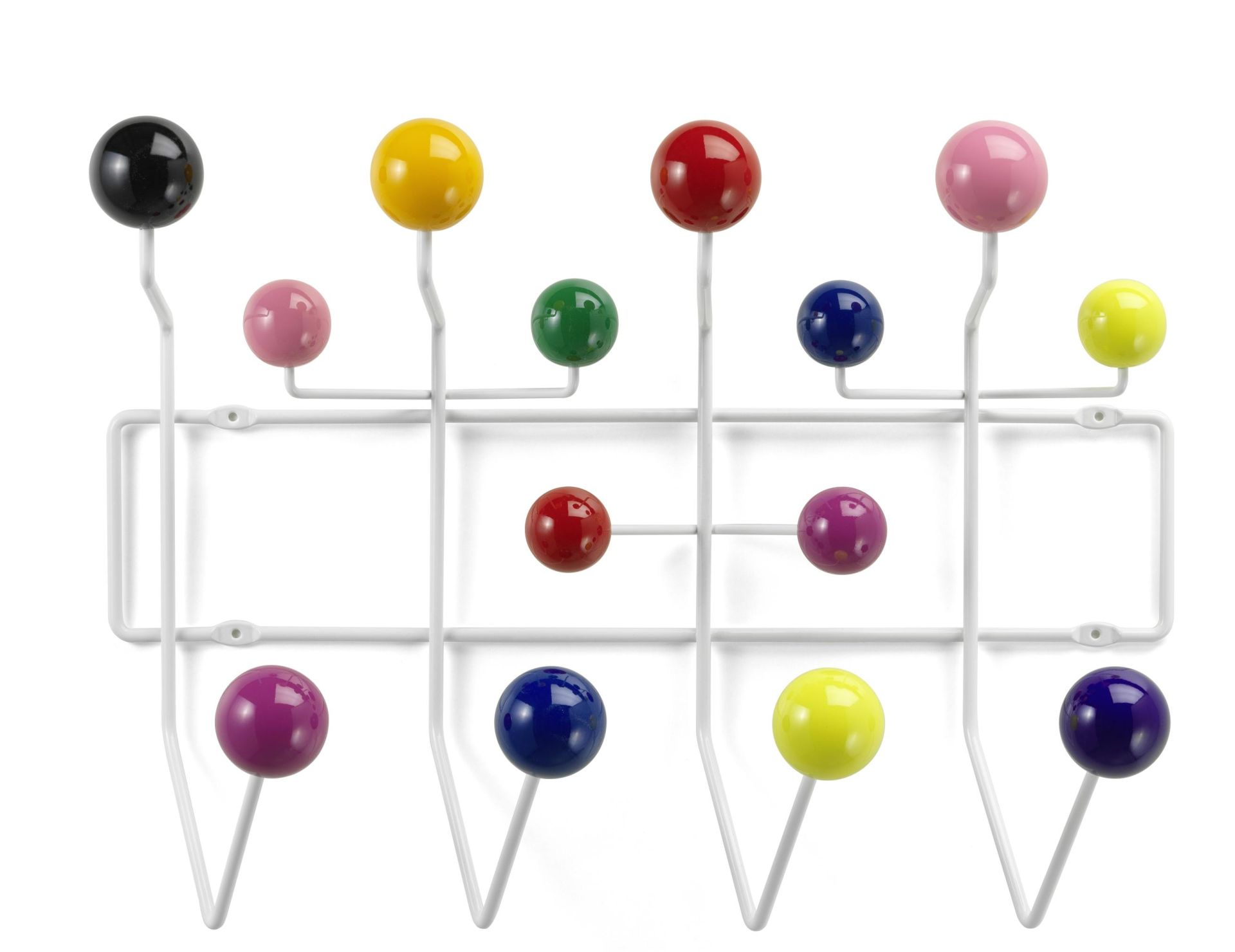 Eames Hang it all Garderobe mehrfarbig Vitra