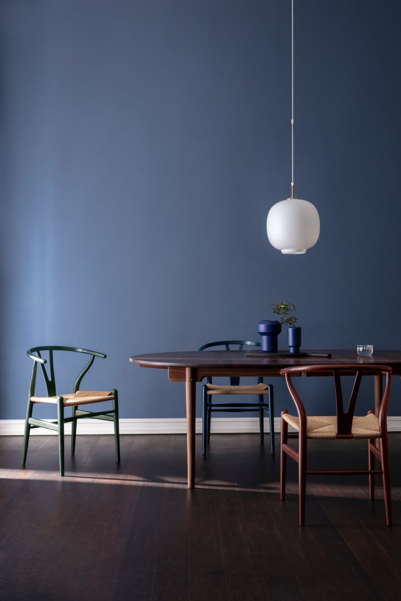 CH24 Wishbone Chair Russet & Blues oder Harmony Stuhl Carl Hansen & Søn - LIMITED EDITION